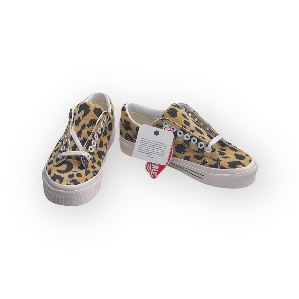 HTF: new Vans ✌︎︎ Flying V Logo DX Anaheim Factory Sneaker ✌︎︎ Leopard Print - Picture 13 of 16